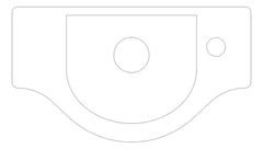 Plan Image of Basin WallHung Fienza Charlotte