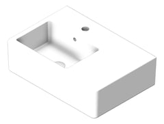3D Shaded Image of Basin WallHung Fienza DeltaCare Left