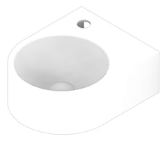 3D Documentation Image of Basin WallHung Fienza Junior