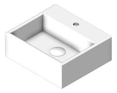 3D Shaded Image of Basin WallHung Fienza Modena