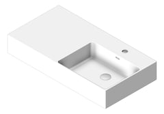 3D Shaded Image of Basin WallHung Fienza Petra Right 800