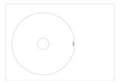 Plan Image of Basin WallHung Fienza Reba Left