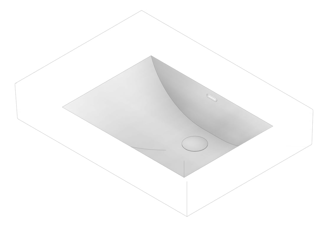 3D Documentation Image of Basin WallHung Fienza Tono Care Right
