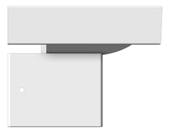 Left Image of Basin WallHung Fienza Tono Care Shroud Right