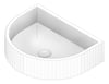 3D Documentation Image of Basin WallHung Fienza Valentina