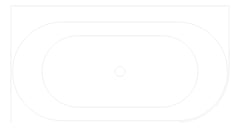 Plan Image of Bath Corner Fienza Chloe 1400 Right