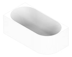 3D Documentation Image of Bath Corner Fienza Eleanor Right