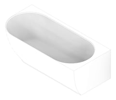 3D Documentation Image of Bath Corner Fienza Matta Left