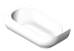 3D Shaded Image of Bath Corner Fienza Matta Right