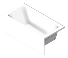 3D Shaded Image of Bath Corner Fienza Sentor 1500 Left