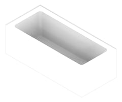 3D Documentation Image of Bath Corner Fienza Sentor 1650 Right