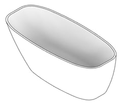 3D Documentation Image of Bath Freestanding Fienza Athenia 1700