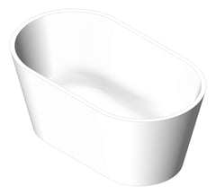 3D Shaded Image of Bath Freestanding Fienza Austin 1400