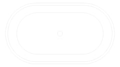 Plan Image of Bath Freestanding Fienza Austin 1400