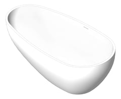 3D Shaded Image of Bath Freestanding Fienza Bahama Stone 1500