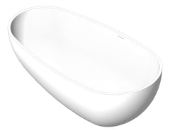 3D Shaded Image of Bath Freestanding Fienza Bahama Stone 1685