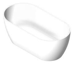 3D Shaded Image of Bath Freestanding Fienza Kaya 1500