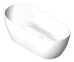 3D Shaded Image of Bath Freestanding Fienza Koko 1680