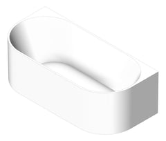 3D Shaded Image of Bath WallFaced Fienza Eleanor 1700