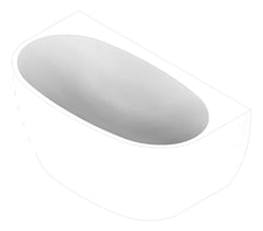 3D Documentation Image of Bath WallFaced Fienza Keeto