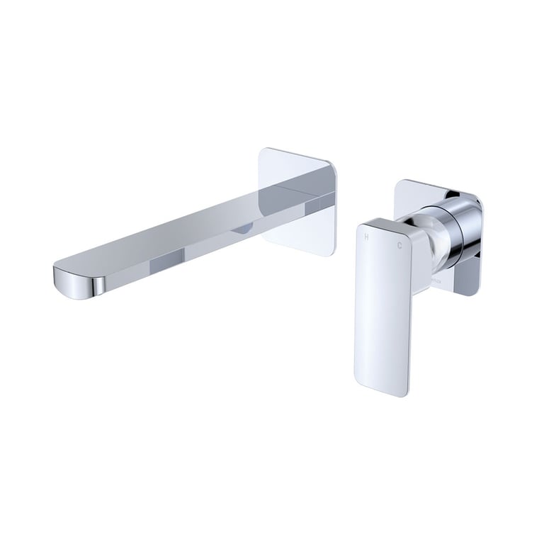 233104-200.jpg Image of MixerSet Wall Fienza Tono SquarePlates 200