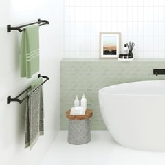 83208MB_2.jpg Image of TowelRail Double Fienza Sansa 900