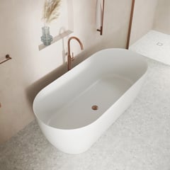 SS350-1700_7.jpg Image of Bath Freestanding Fienza Kaya SlimWall 1700