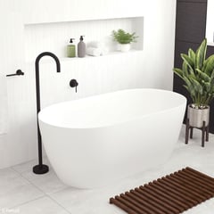 SS350_3.jpg Image of Bath Freestanding Fienza Kaya SlimWall 1500