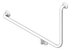 3D Shaded Image of GrabRail 90deg Fienza Care Accessible Left