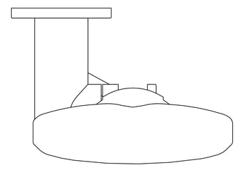 Plan Image of Shower Hand Fienza Kaya RoundPlate