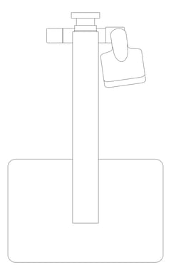 Plan Image of Shower Twin Fienza Tono Deluxe