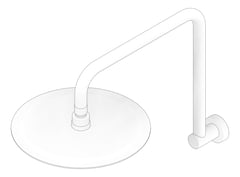 3D Documentation Image of Shower Wall Fienza Kaya Gooseneck