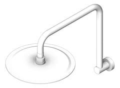 3D Shaded Image of Shower Wall Fienza Kaya Gooseneck