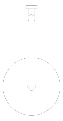 Plan Image of Shower Wall Fienza Kaya Gooseneck