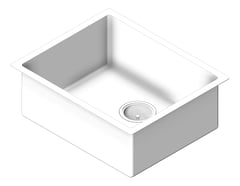 3D Shaded Image of Sink Kitchen Fienza Hana Single AntiScratch 40L