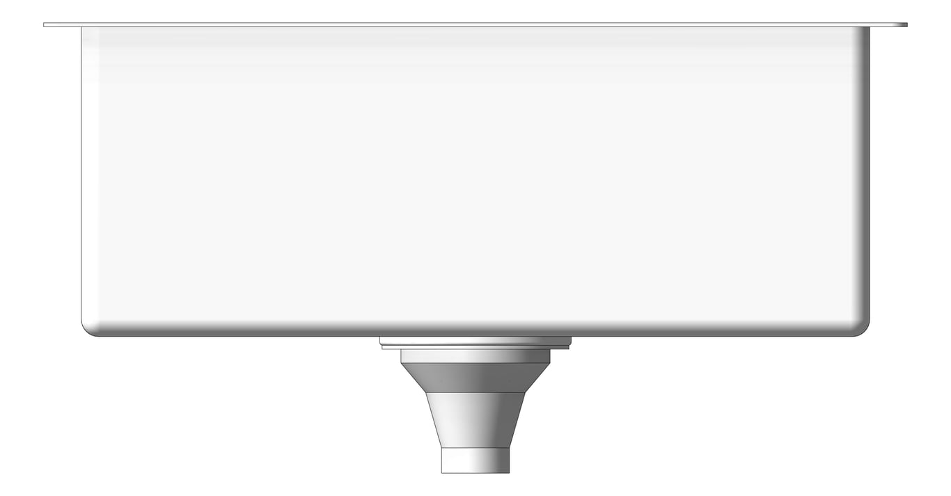 Front Image of Sink Kitchen Fienza Hana Single AntiScratch 40L