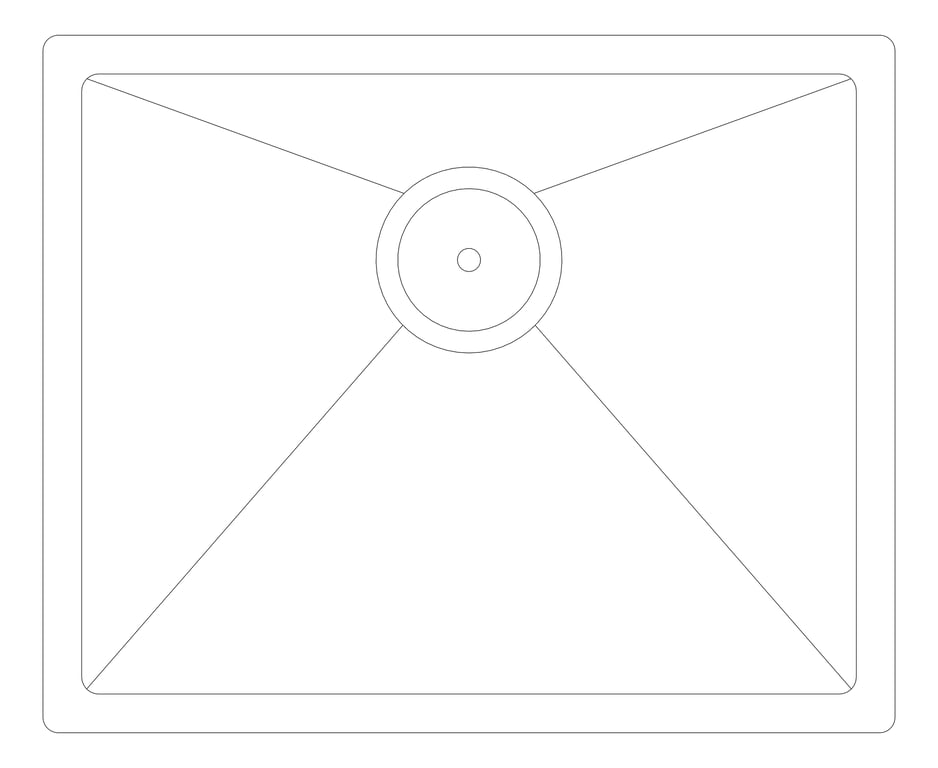 Plan Image of Sink Kitchen Fienza Hana Single AntiScratch 40L