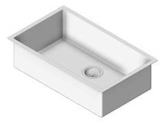 3D Shaded Image of Sink Kitchen Fienza Hana Single DualMount 50L