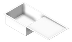 3D Shaded Image of Sink Laundry Fienza Hana Drainer