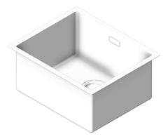 3D Shaded Image of Sink Laundry Fienza Hana Overflow