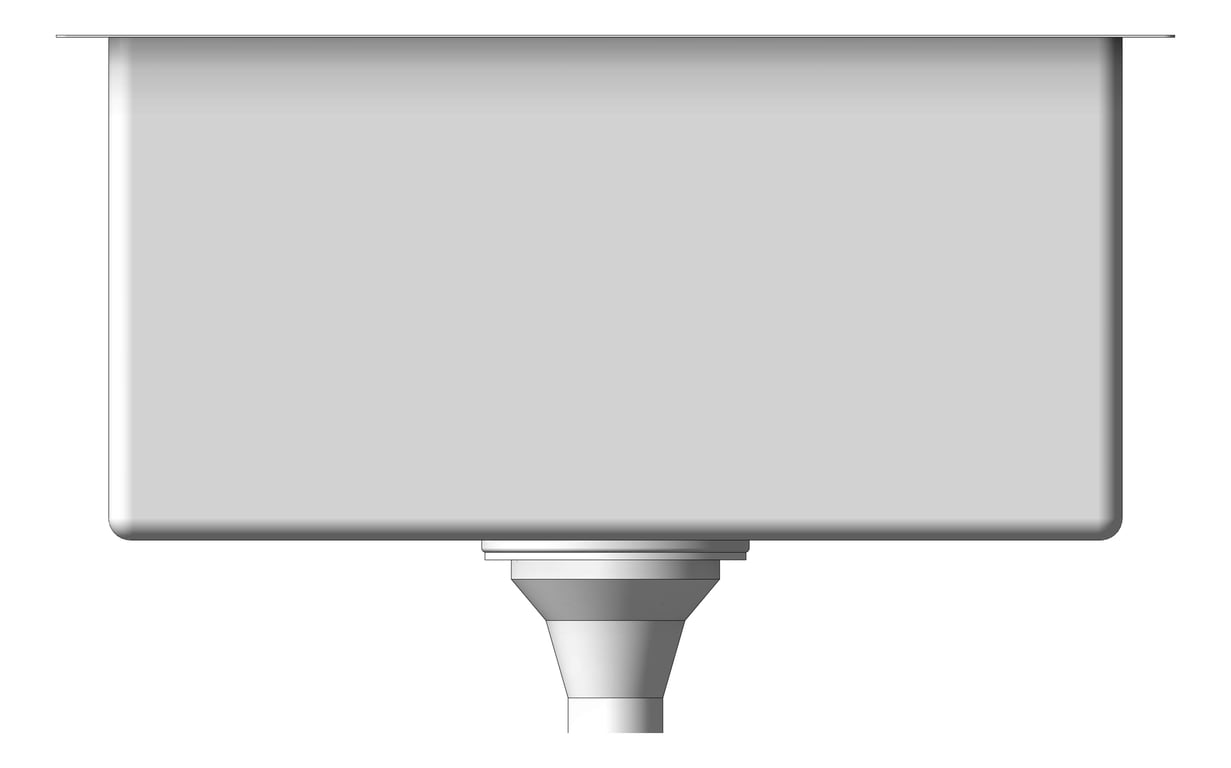 Front Image of Sink Laundry Fienza Hana Overflow