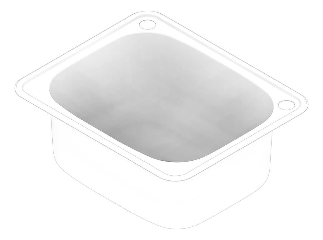 3D Documentation Image of Sink Laundry Fienza Tiva Large