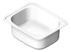 3D Shaded Image of Sink Laundry Fienza Tiva Medium