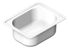 3D Shaded Image of Sink Laundry Fienza Tiva Small