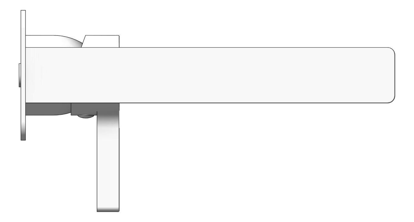 Left Image of MixerSet Bath Fienza Sansa Wall