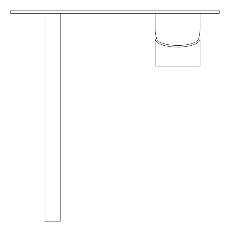 Plan Image of MixerSet Bath Fienza Sansa Wall