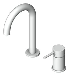 3D Shaded Image of MixerSet Hob Fienza Kaya Bath Basin