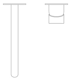 Plan Image of MixerSet Wall Fienza Kaya RoundPlates 200