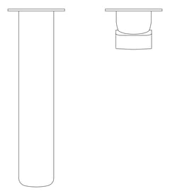 Plan Image of MixerSet Wall Fienza Tono SquarePlates 200