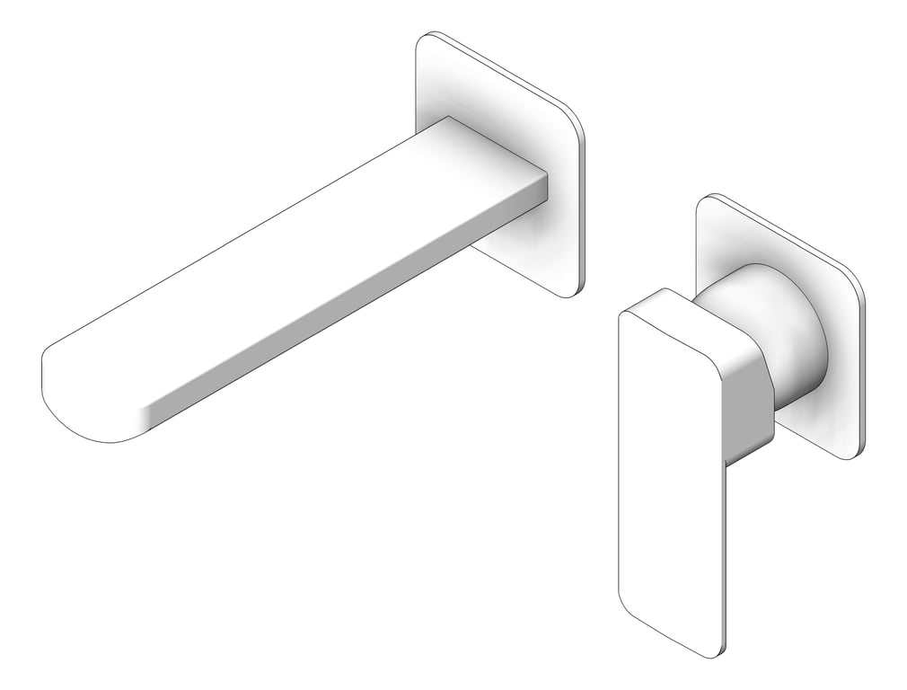 Navigate to MixerSet Wall Fienza Tono SquarePlates